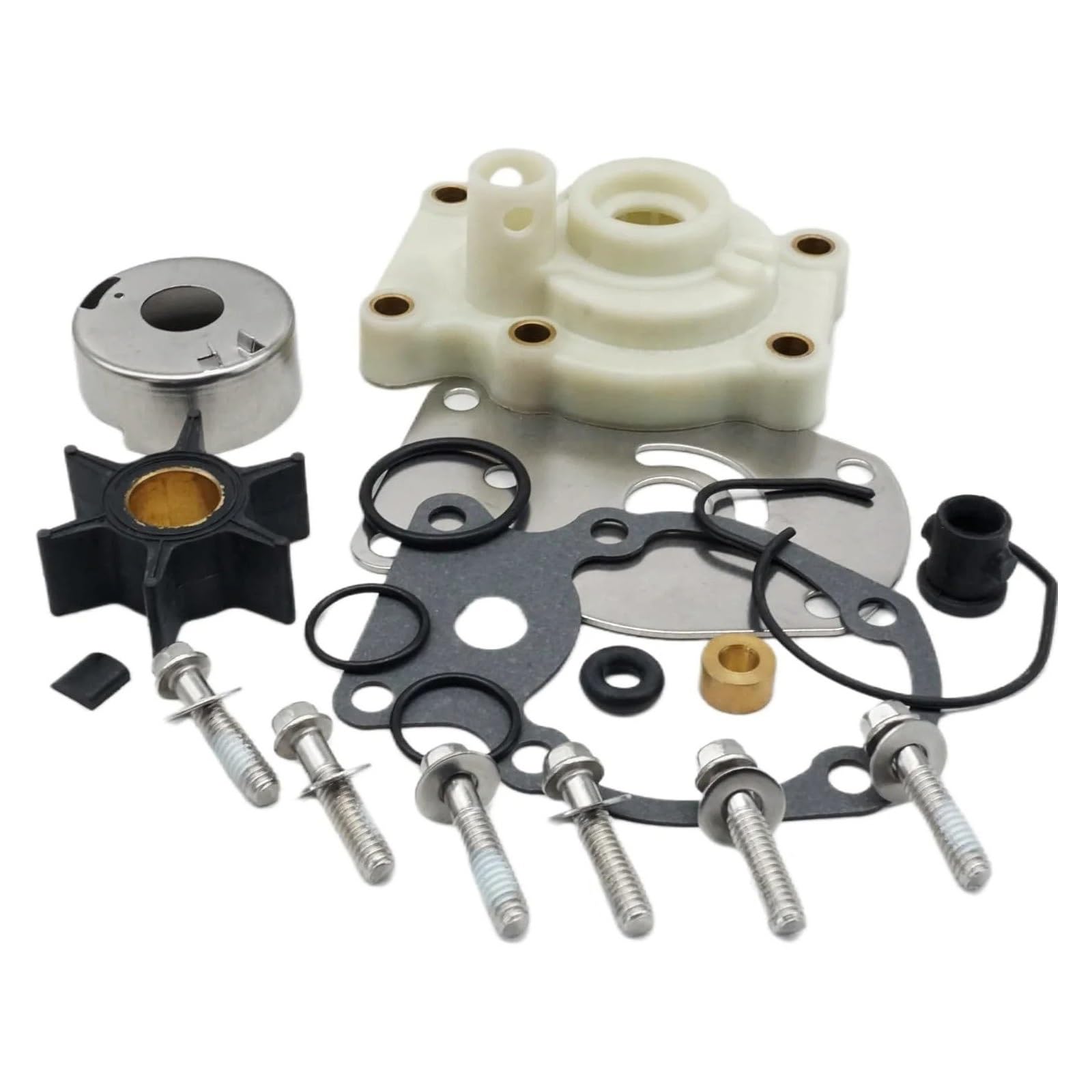393630 437909 Per Fuoribordo Girante Pompa Dell'acqua Kit Riparazione Per Johnson Per Evinrude 20 25 30 35 HP Barca A Motore 0393509 0393630 Pompa acqua Auto