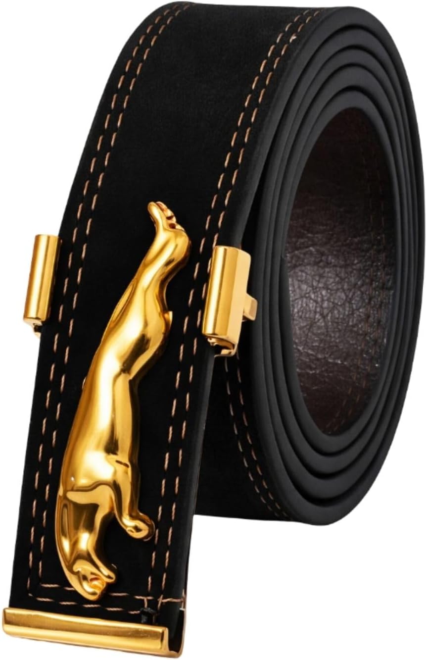 Premium Men’s Velvet Belt with Gold Metal Buckle | Soft Texture, Lightweight | 120 cm Length, 3.5 cm Width