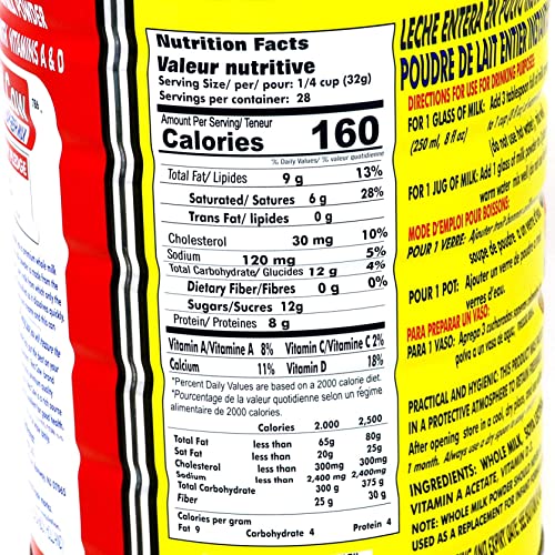 Red Cow Full Cream Milk Powder 900G, Made From Fresh Milk, Dutch Premium, Product Of Netherlands #TOP1