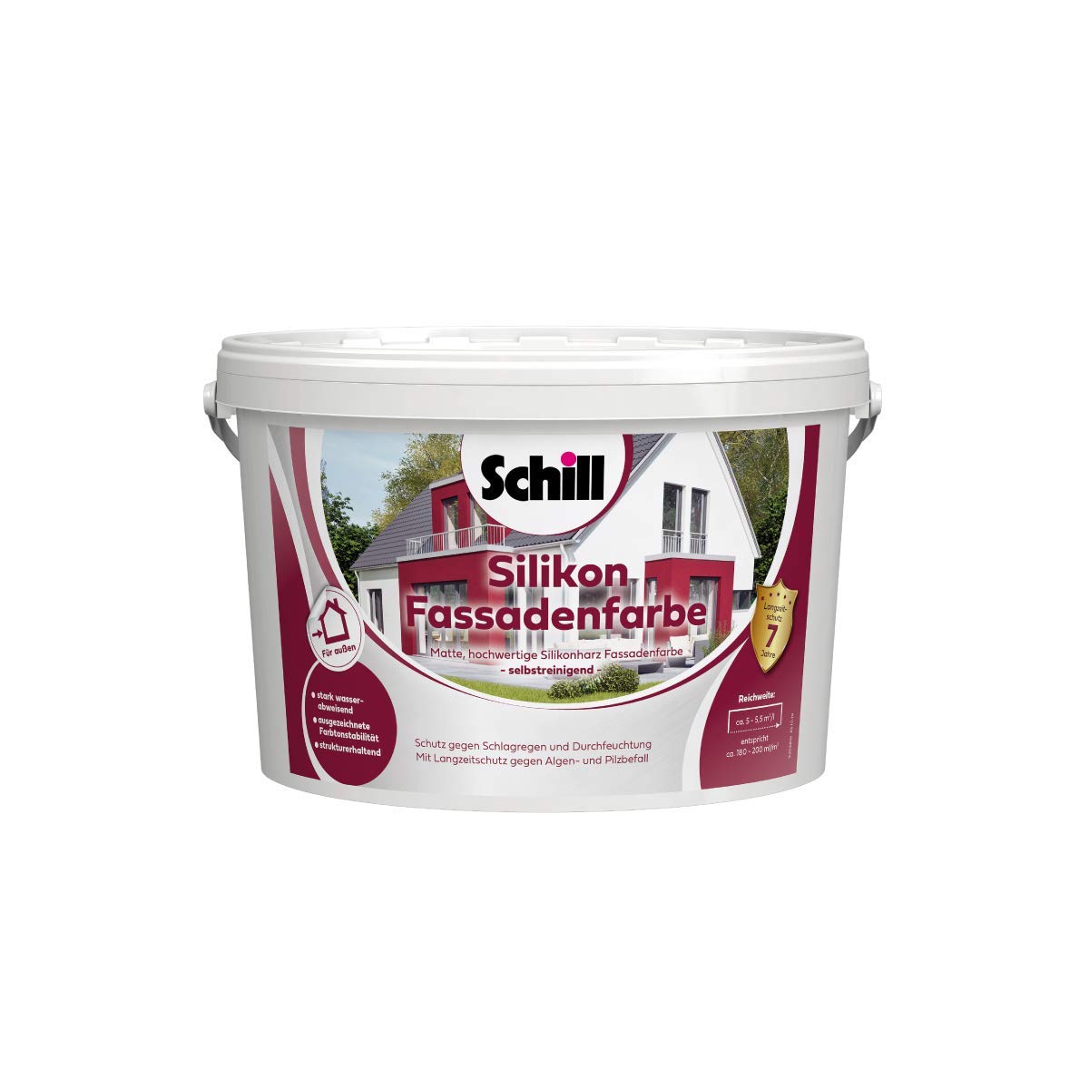 Schill Silikon Fassadenfarbe 5 Liter