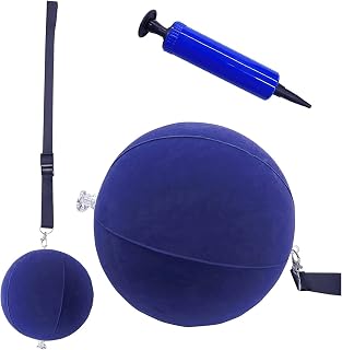 Golf Smart Ball,Golf Swing Trainer Aid Golf Smart Ball Training Aid Impact Inflatable Balls With Air Pump Adjustable Lanyard Assist Teaching Posture Correction Trainer Aids For Men Women Beginner Golf