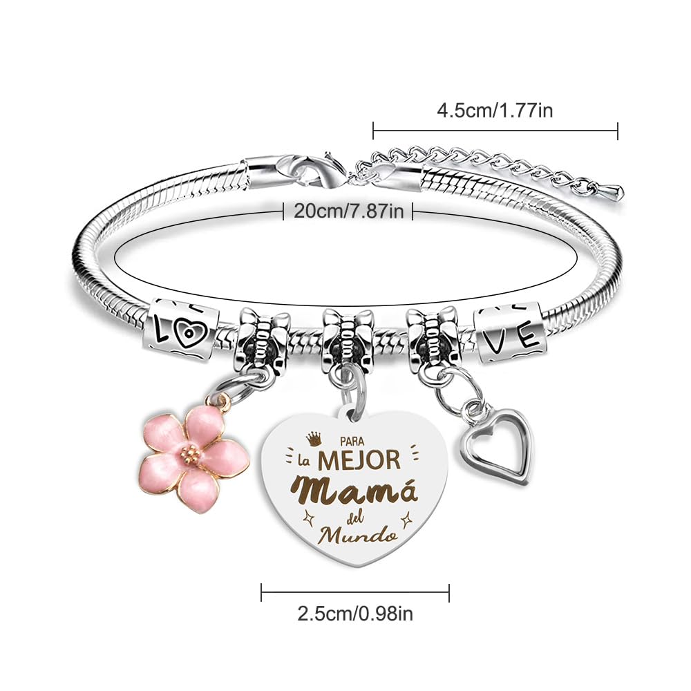 Regalos Día De La Madre Regalo Mama Pulseras Regalo Cumpleaños Madre Regalos Para Mama Cumpleaños Navidad Madre Abridor San Valentin Reyes — view 2
