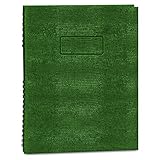 Blueline EcoLogix Notebook, Green, 10.75 x 8.5 Inches, 200 Pages (A10200E.GRN)
