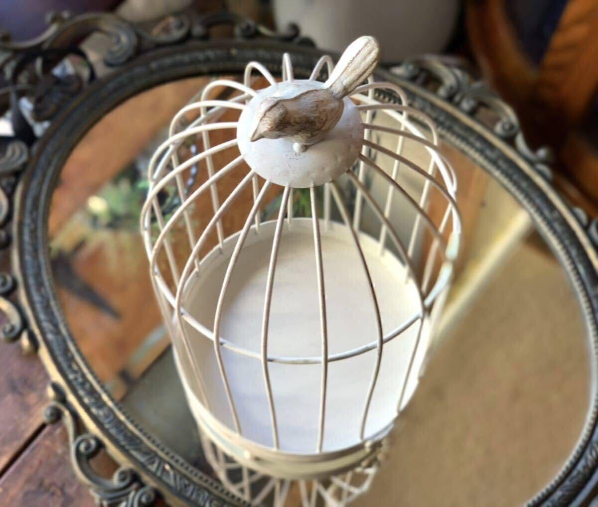 Amazon.co.jp: オシャレ鳥かご アンティーク調 ディスプレイ 鳥 カゴ