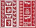 Over 'n' Over Reusable Self-Stick Etching Stencil for Glass (or Stamping) - Bundle of Two Sets - Butterflies & Garden Friends