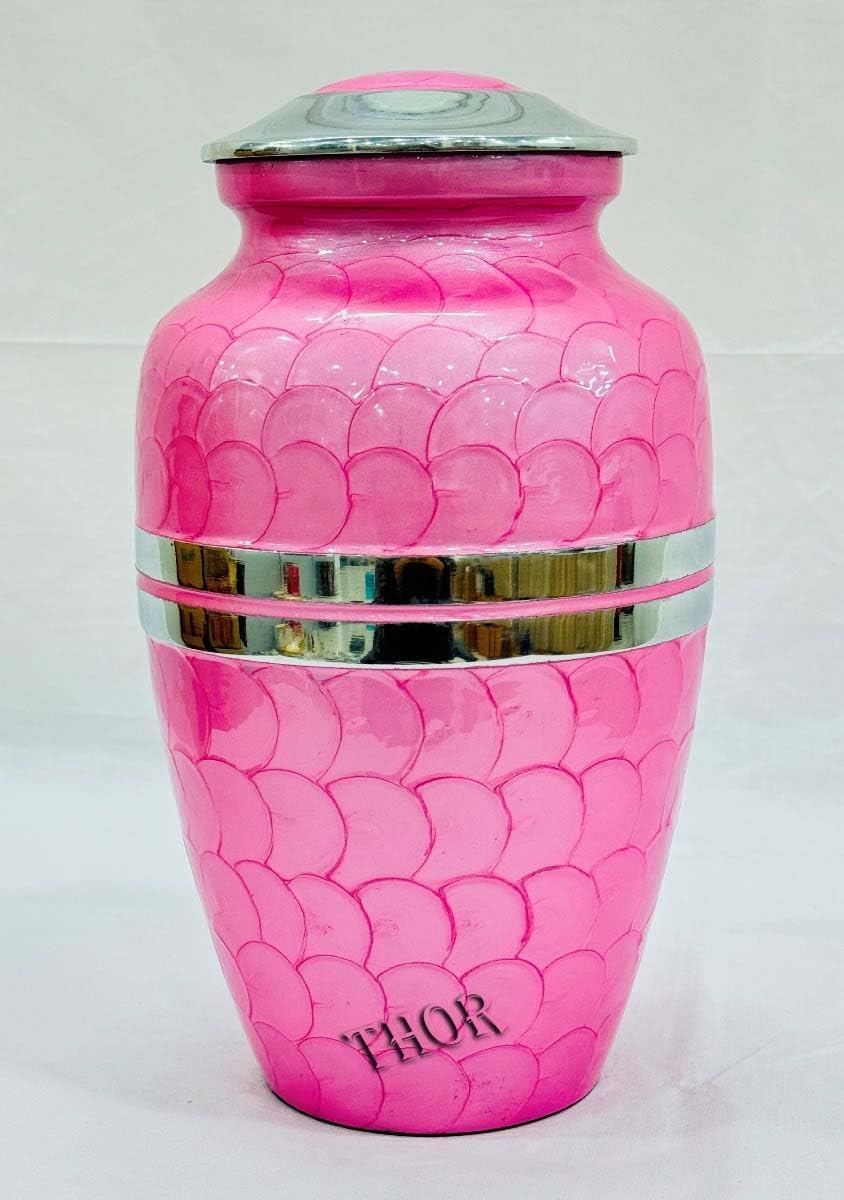 Humming Cremation Urn for Human Ashes Adult Female for Funeral Burial & Home for Adult Large Urns for Mom & Cremation Urns for Women Urns for Decorative for (Pink)