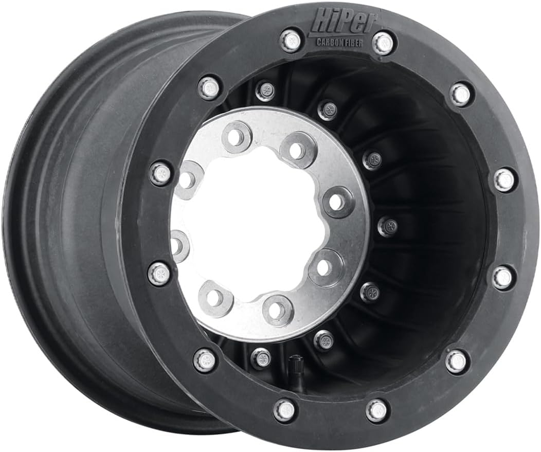 HiPer ATV TECH 3 Rear 10x9 3BS 4x110 Single Beadlock Wheel - 1090-YHR-SBL-BK