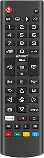 جهاز تحكم عن بعد بديل AKB75675307 متوافق مع ال جي 4K OLED LCD HDTV من اليميتي، أسود