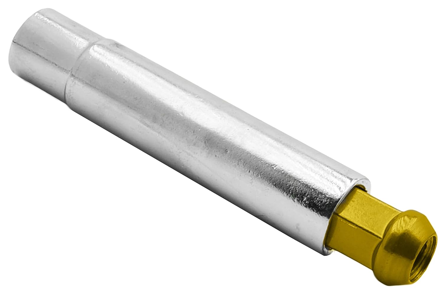 (32) Gold 14x1.5 Spike Security Lug Nuts 4.5" Tall Socket Key Included 2003-2018 Compatible with Ford F250 F350 Heavy Duty Made in USA for Aftermarket Wheels