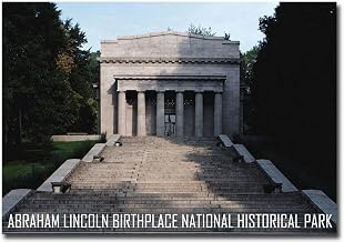 Abraham Lincoln Birthplace National Historical Park Travel Refrigerator Magnet Size 2.5" x 3.5"