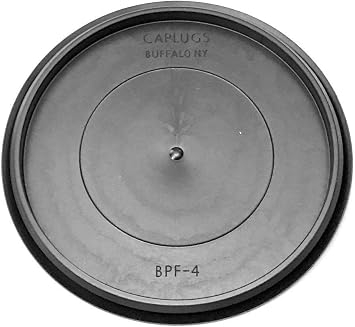 4" 4.0 inch Flush Mount Black Plastic Body and Sheet Metal Hole Plug Qty 5