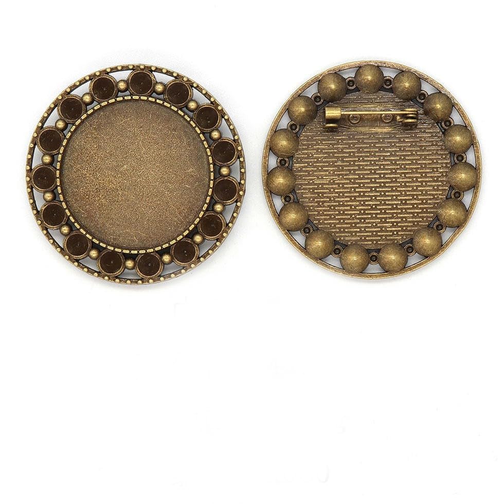 50 x 48 mm 30 szt. ryby metalowe spinki do włosów taca spinki do włosów taca spinki do włosów szpilki do włosów z pustą tacą okrągła ramka ustawienia tace na spinkę do włosów