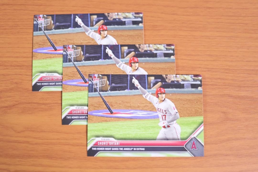 Amazon.co.jp: topps大谷翔平 24時間限定販売カード 3枚セット WBC優勝 