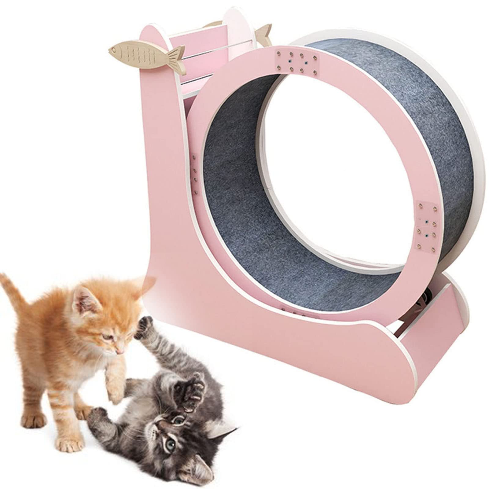 Rueda De Gato Rueda De Gato,Juguetes para Gatos,Juguetes De Gatito,Juguetes De Gato De Interior De Gato Gato Wheel Wheel Fitness Pends para Actividad FíSica Y Reduciendo El Aburrimiento