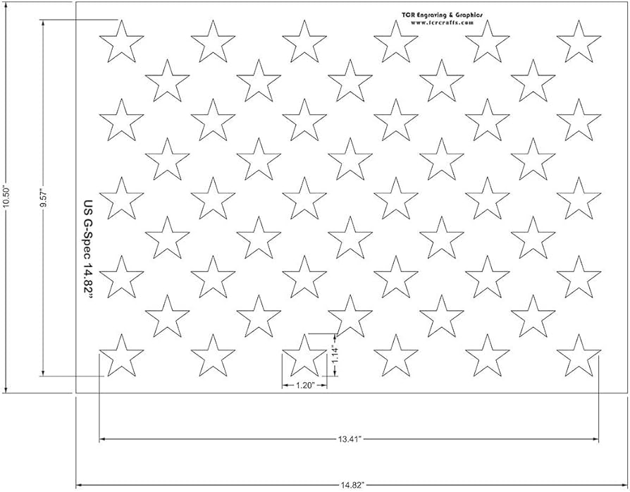 amazon-com-50-star-field-stencil-american-flag-g-spec-10-5-x-14-82-inches-usa-made