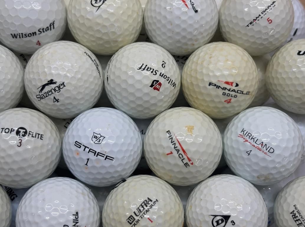 50 Valor Pelotas de Golf – Grado 2 Pelotas de Lago (Used no Nueva)