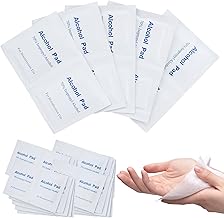 10 x 15 cm Alcohol Wipes, 70 Alcohol, Disposable, for Cleaning Mobile Phones, Glasses and Desks, 50 Pieces