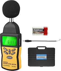 Fonometro Digitale - Decibelmetro 30-130 DBA, Precisione 0.1dB, Memoria Min/Max - Foto 10