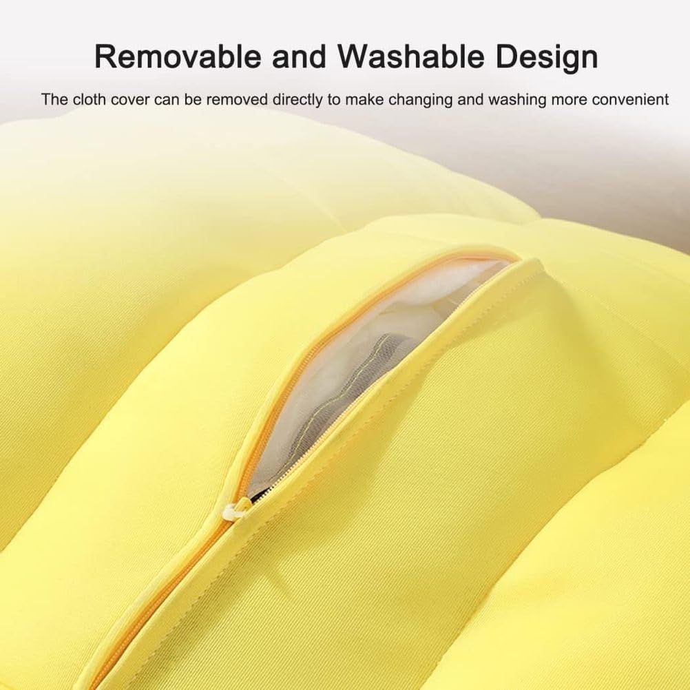 LDIW Pouf Poire - Fauteuil Housse Uniquement pour Intérieur et Extérieur (sans Remplissage) - Forme de Banane Classique pour Salon,Pouf Classique pour Salon, Balcon, Jardin