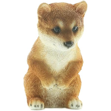 Amazon ファンシー Ca167 芝犬 いぬ 置物 インテリア プレゼント 母の日のプレゼント 贈り物 人気 ガーデニング ガーデンオーナメント 犬 好き な 人 へ の プレゼント 誕生日プレゼント 女性 人気 彼女 結婚記念日 転居 最適なプレゼント 置物 オブジェ オンライン通販
