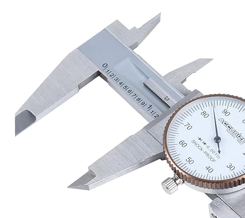 Miniatura 8 de Accusize Industrial Tools Calibre de esfera de precisión de 0-6 pulgadas por 0.001 pulgadas, acero inoxidable, en caja ajustada, P920-S216