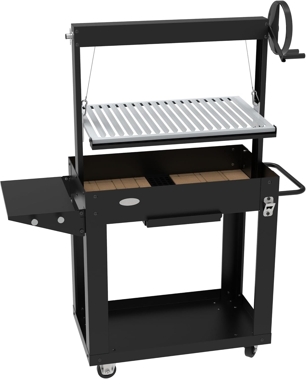 Barbecue charbon alternatif réglable