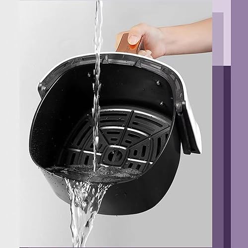 Miniatura 7 de Freidora de aire, freidora de aire sin aceite de 8L con pantalla táctil LED, temporizador de 60 minutos, ajustable de 0 a 392.0 F, 4 preajustes,