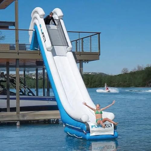 Inflatable Giant Water Slide Yacht Floating Dock Pool Boat Sea