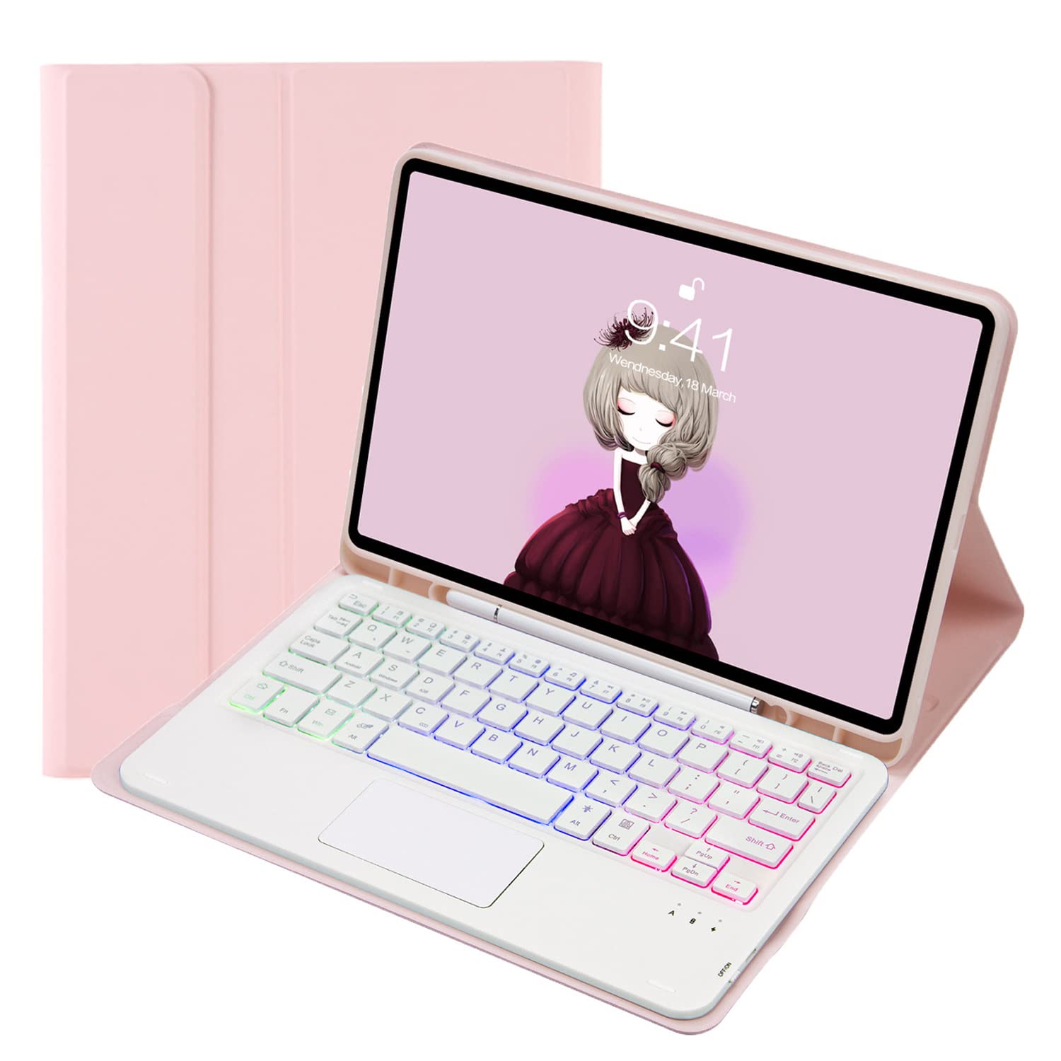 iPadキーボード付きケース Amazon.co.jp: 2024年最新型 iPad 第9世代 キーボード ケース