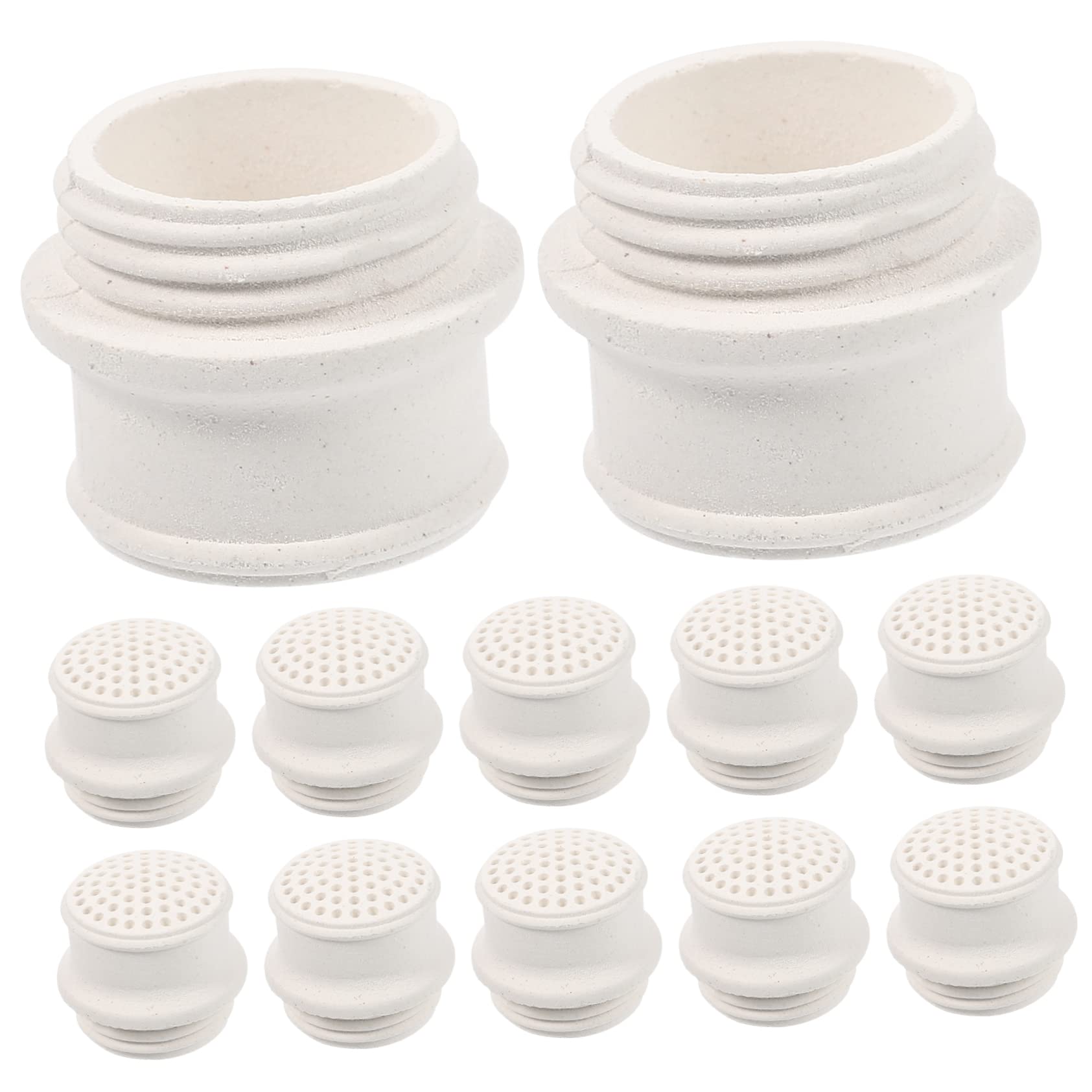 Ciieeo 12pcs Pottery Kerosene Lamp Nozzle Steam Lamp Parts Camping Accessories for Lantern Replaceable