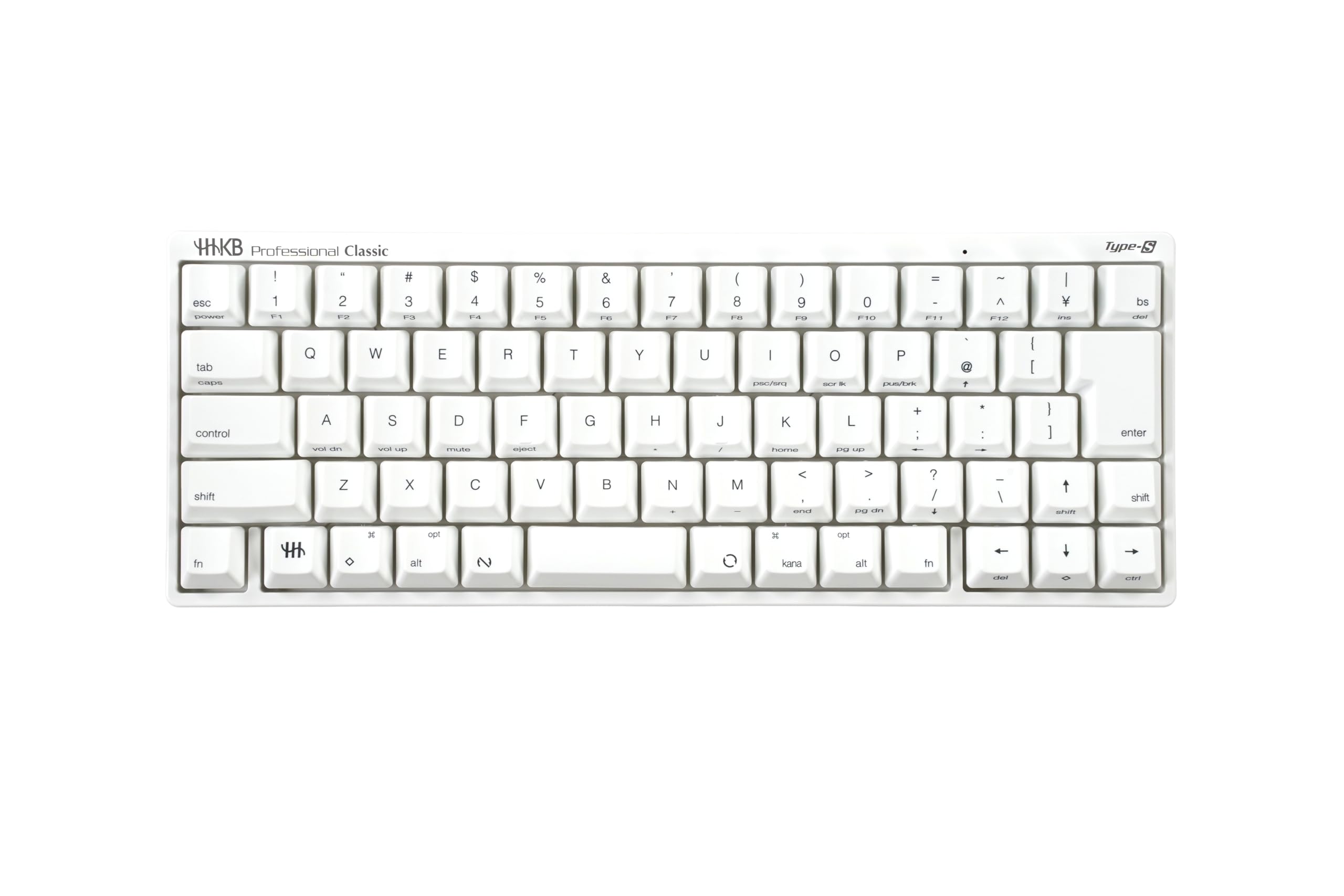 HHKB Professional Classic Type-S 日本語配列 雪 Amazon | PFU キーボード HHKB Professional Classic Type-S 日本語