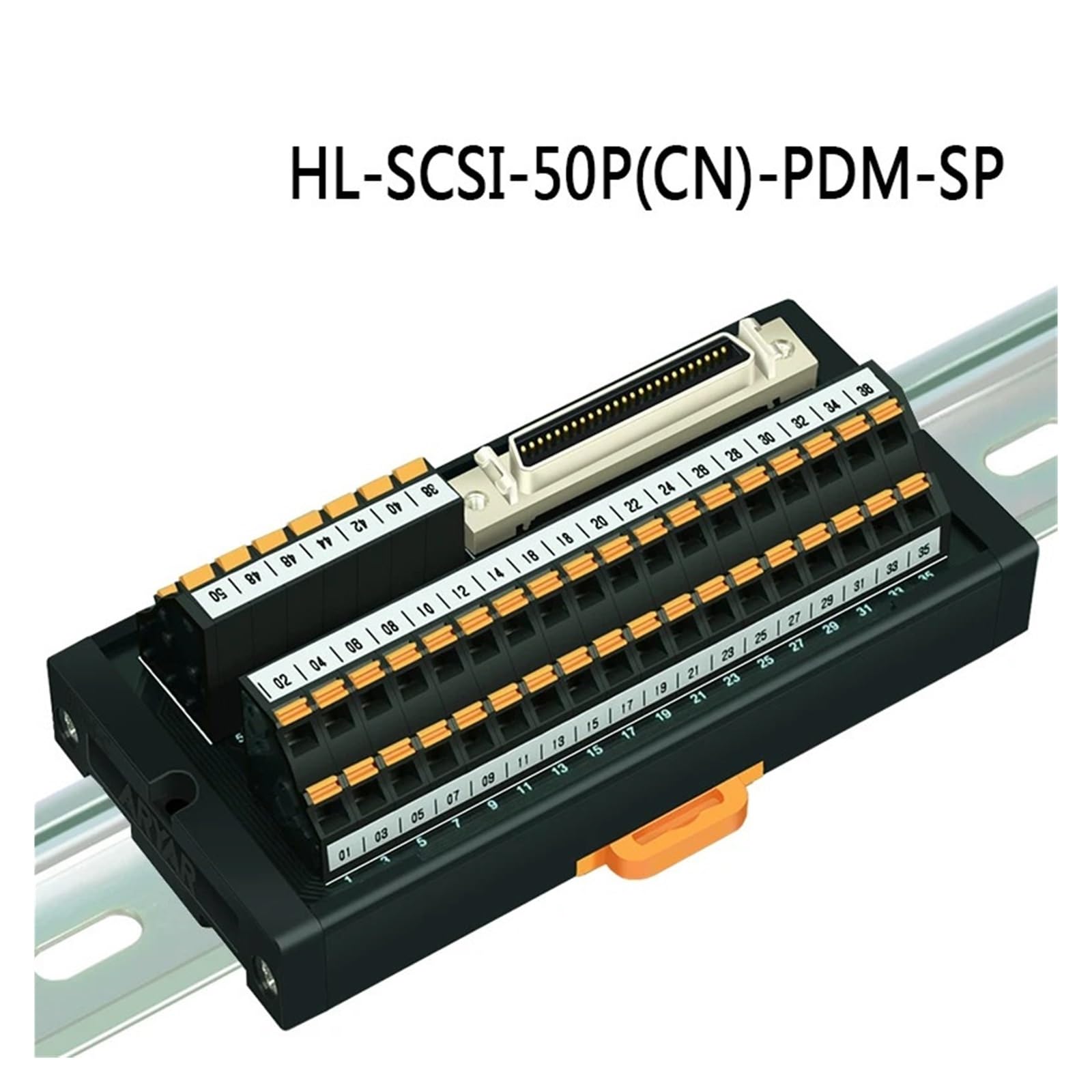 Uniwersalna szyna DIN 50 PIN SCSI50 CN1 listwa zaciskowa we/wy do serwosilnika i napędu HL-SCSI-50P(CN)-PDM-SP(1M Cable)