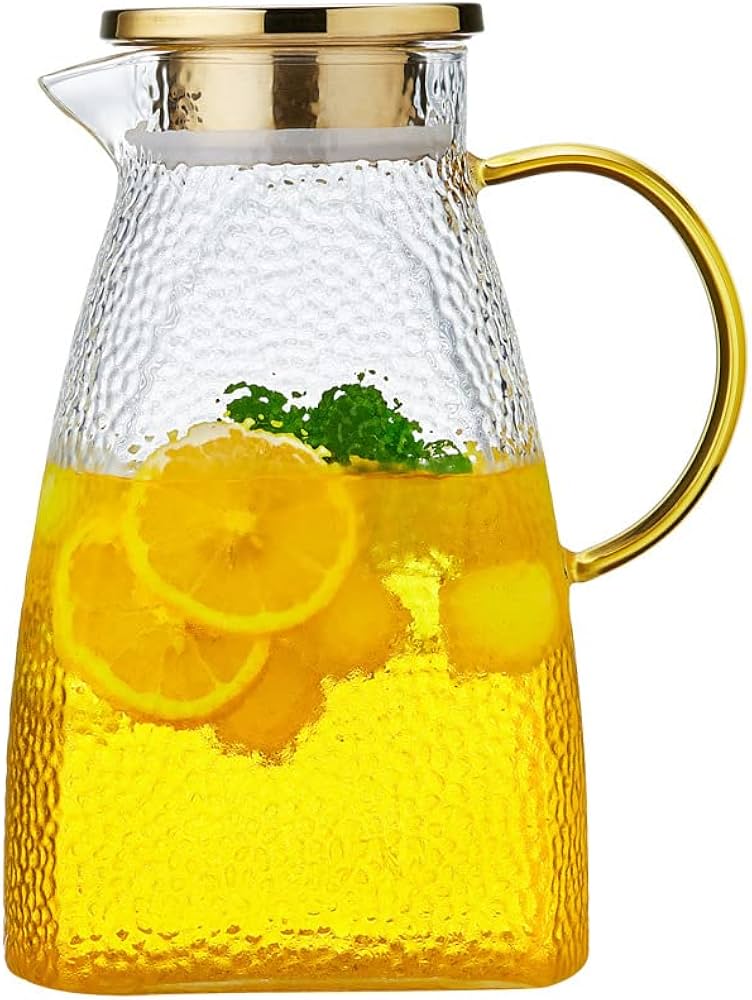 耐熱ガラスピッチャー 1600ML 直火・熱湯OK 直火対応 1600ML耐熱ガラスピッチャー 熱湯OK