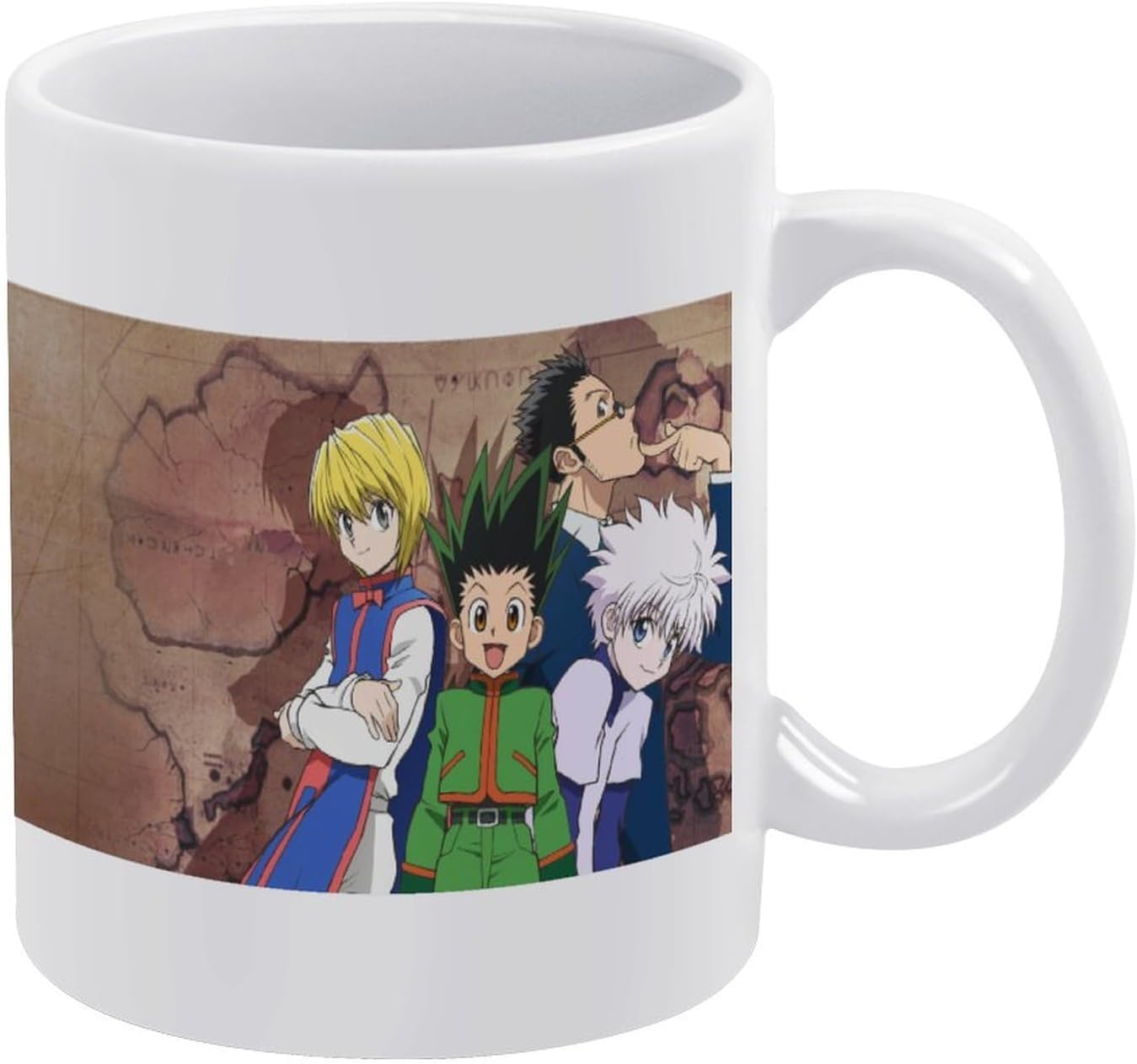 ハンター×ハンター マグカップ コップ 瀬戸物 セラミック 飲み物用 アニメ ゲーム 推し キャラ 誕生日 クリスマス プレゼント 記念品 ゲーム カフェ・オフィス・家用
