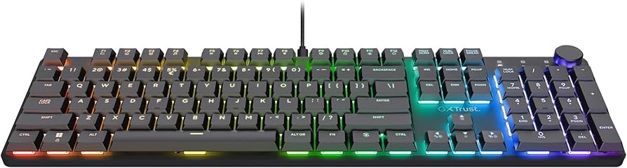 Amazon.com: Trust Gaming GXT 866 Torix Dutch QWERTY Layout