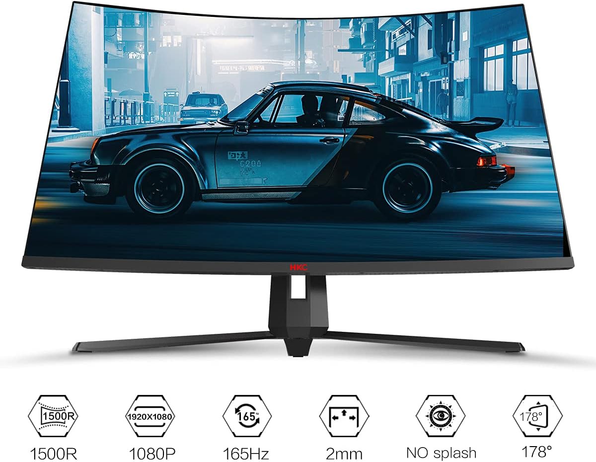 HKC 32-inch Curved Gaming Monitor G32 front view