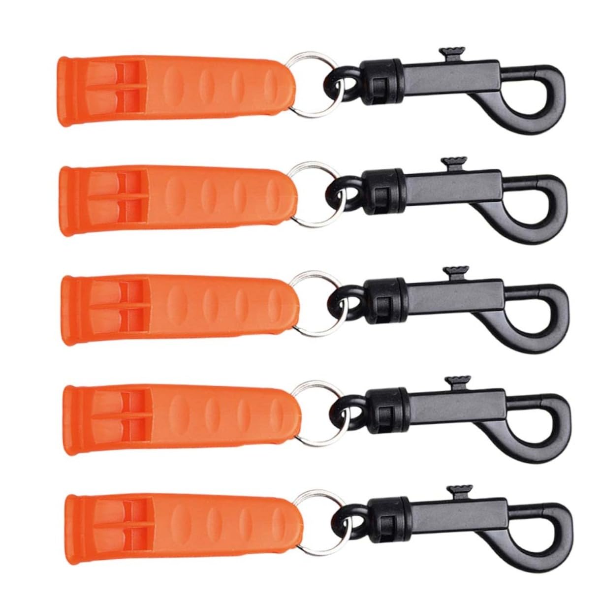 TOYANDONA Silbato De Emergencia Cámping Senderismo Supervivencia Silbato De Supervivencia Silbar Partidos Silbato De Senderismo Silbato De Seguridad Orange El Plastico