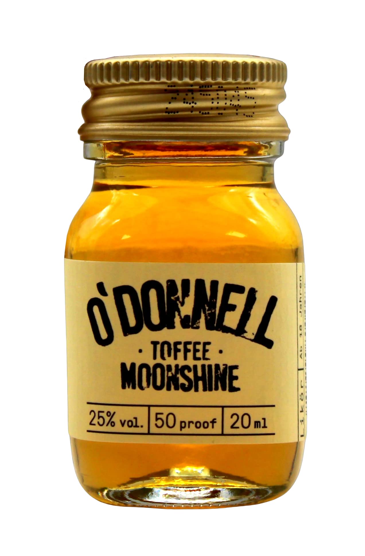 O`Donnell Moonshine Likör Toffee Shots 25% vol, 16er Pack (16 x 20ml)