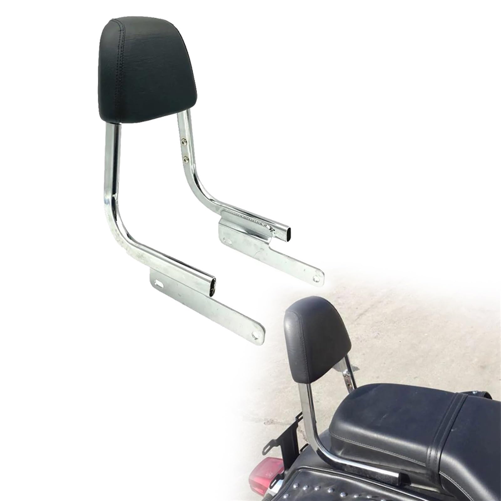 Dossier passager moto Keeway Superlight 125 150 200 sissy bar noir