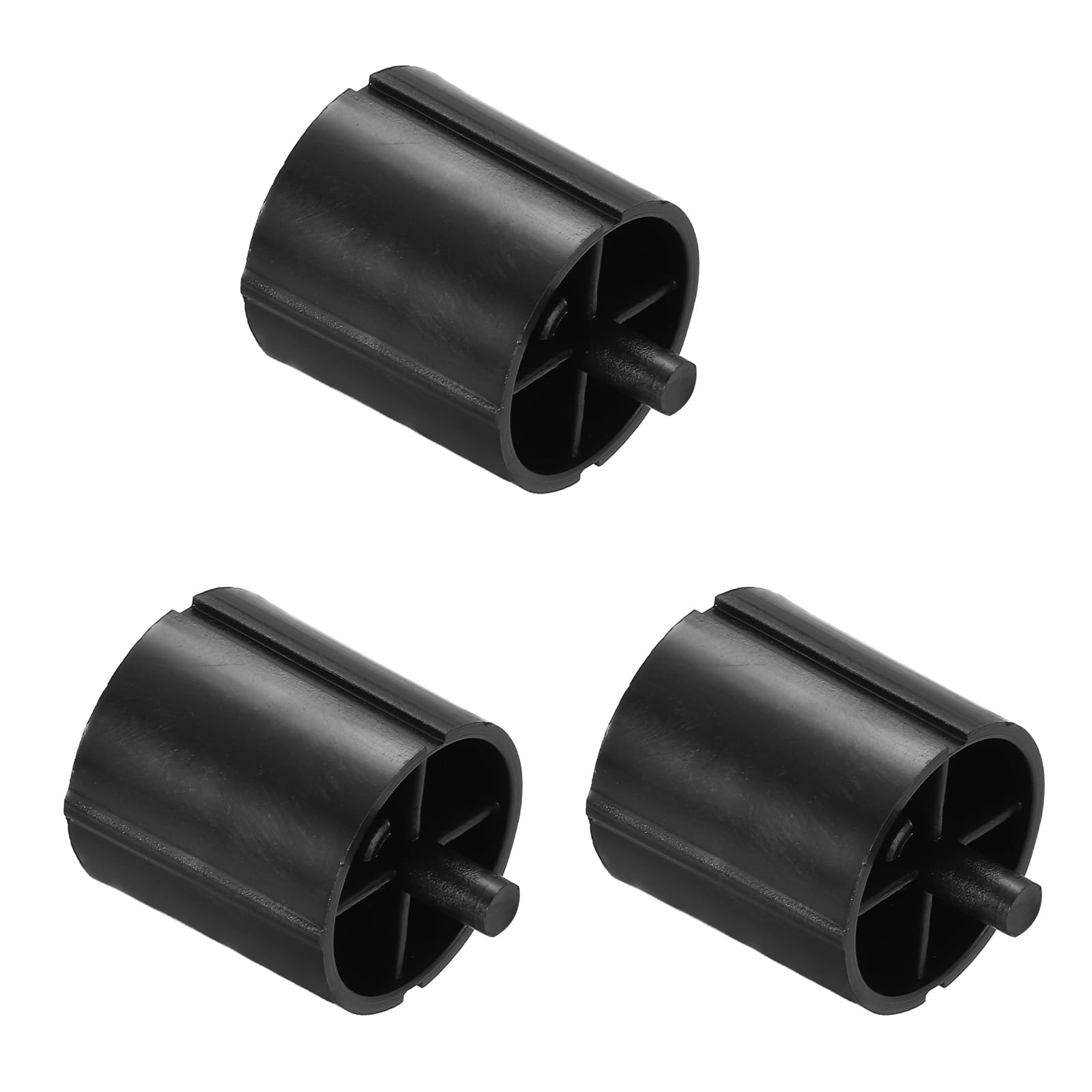 PATIKIL 3Pcs Tape Dispenser Core, Replacement Core for 20031 Tape Dispenser Plastic Insert Parts for Home Office Warehouse Wrapping Packaging Mailing Shipping, Black