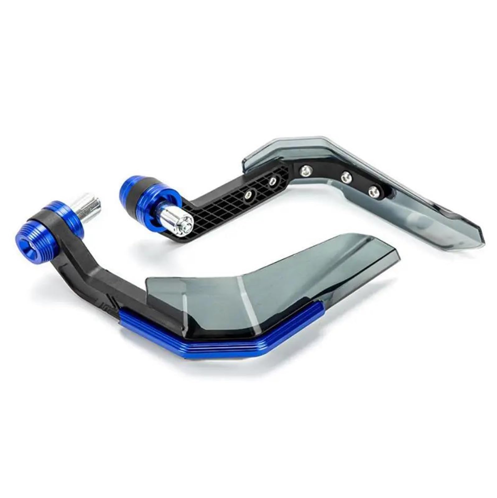 HDHCSCAGH Motorcycle Handguard Shield Motorcycle Windproof Aluminum Hand Guard Protector Windshield Handguard Protective Handle Handlebar Protection Covers(Blue)