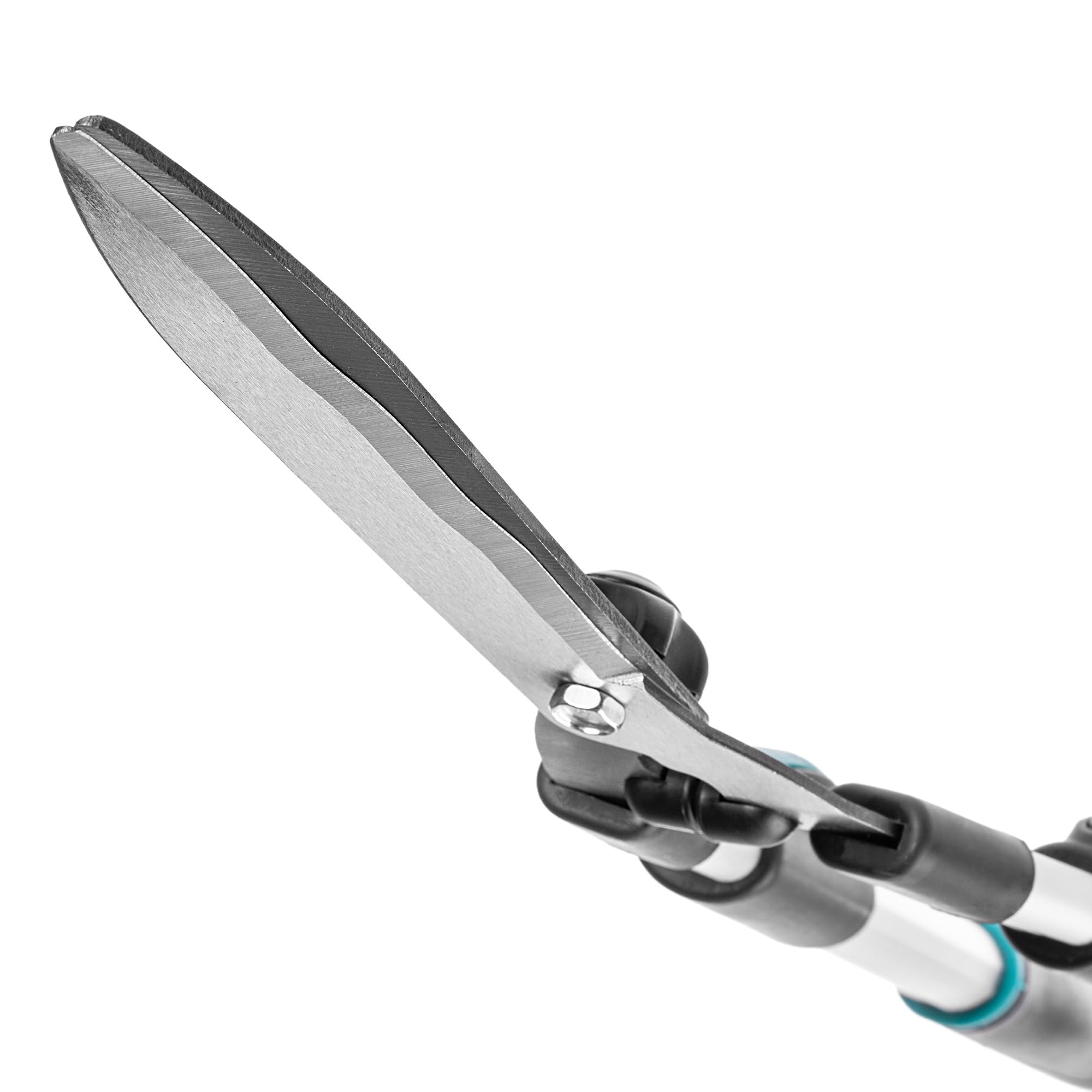 KADAX Teleskop Heckenschere 65–85 cm, manuelle Gartenschere mit ausziehbaren Aluminiumgriffen und scharfen Stahlklingen, Astschere für Hecken, Strauchschere