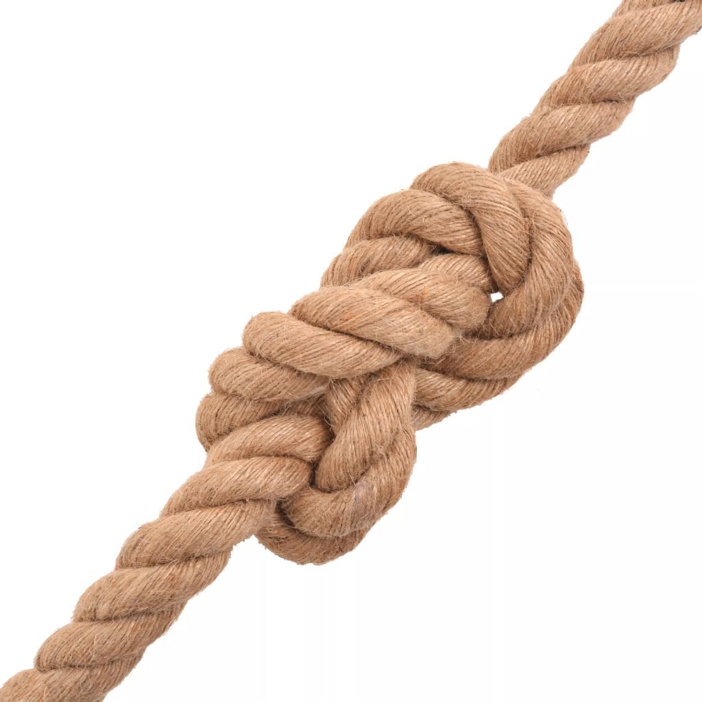 Gecheer Corda in Juta 100% 6 mm 500 m, Spago di Iuta Naturale Spago per Giardinaggio Corda di Canapa Naturale
