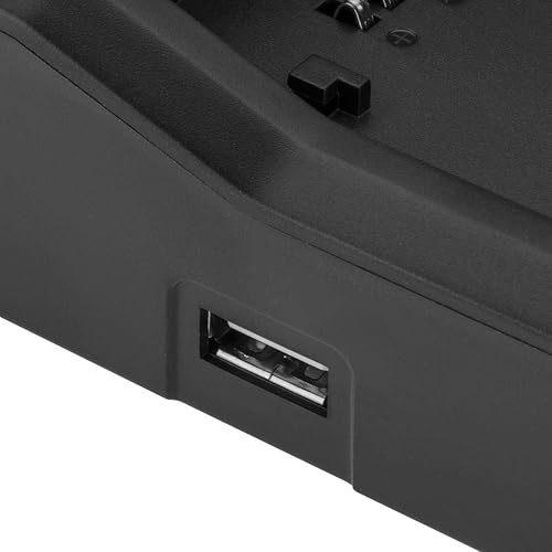 Miniatura 5 de Cargador inteligente dual con base de pantalla LCD (sin placas de batería incluidas)