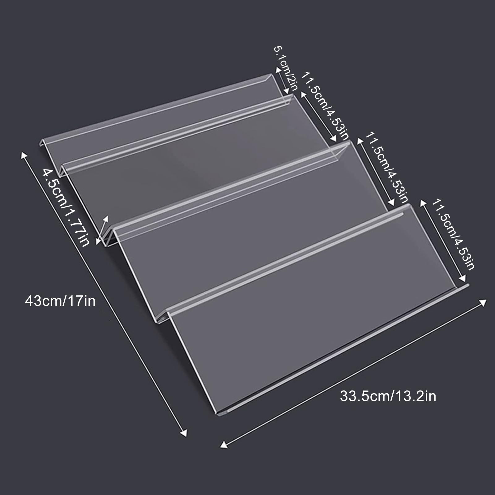 Lot de 4 organiseurs de tiroir à épices à 4 niveaux - Support d'assaisonnement extensible pour cuisine