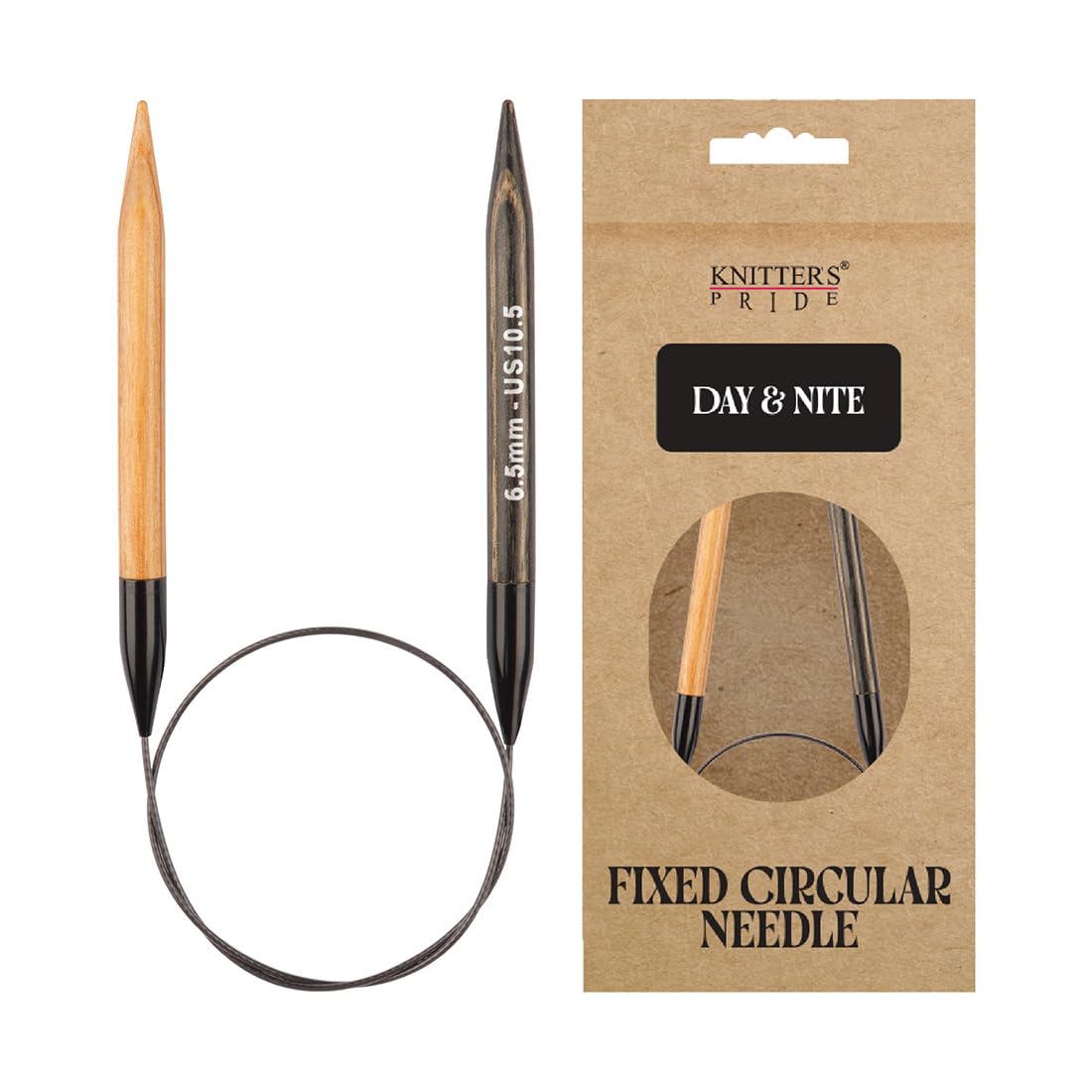 Knitter’s Pride Day & Nite Fixed Circular Needle 40”(100cm) - (6.5mm)