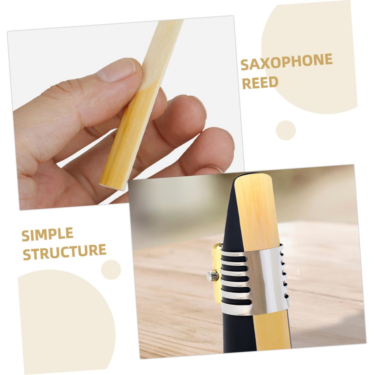 ifundom Saxophone for Clarinet 2.5 Strength Musical Instrument Accessories 10 Pack