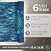 Gaiam Yoga Mat Premium Print Reversible Extra Thick Non Slip Exercise & Fitness Mat for All Types of Yoga, Pilates & Floor Workouts, Divine Impressionist, 68