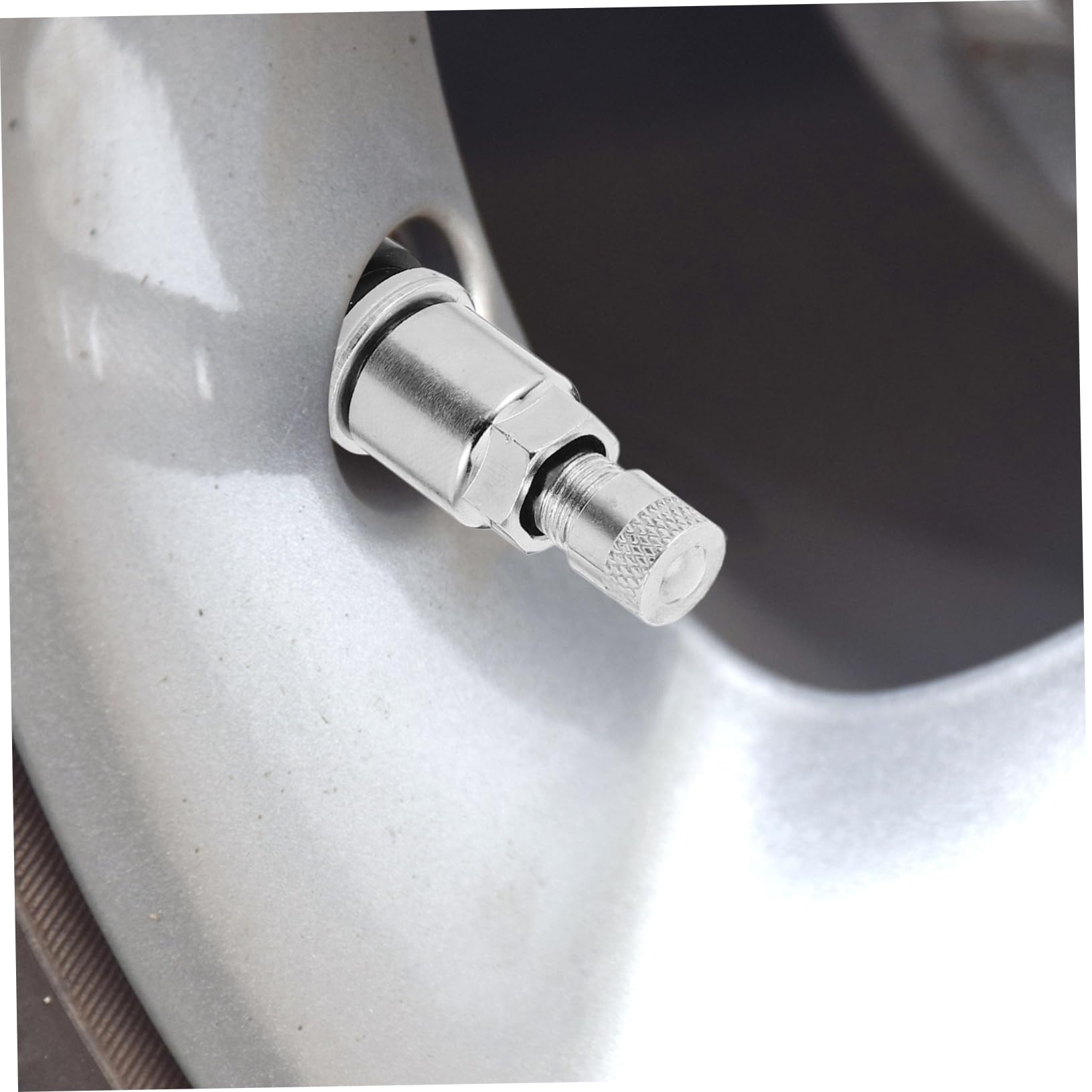 10 Pezzi Valvole per Pneumatici Auto a Vite in Acciaio 45, Stelo Tubeless, Resistenti all'Usura, Anti Perdita d'Aria