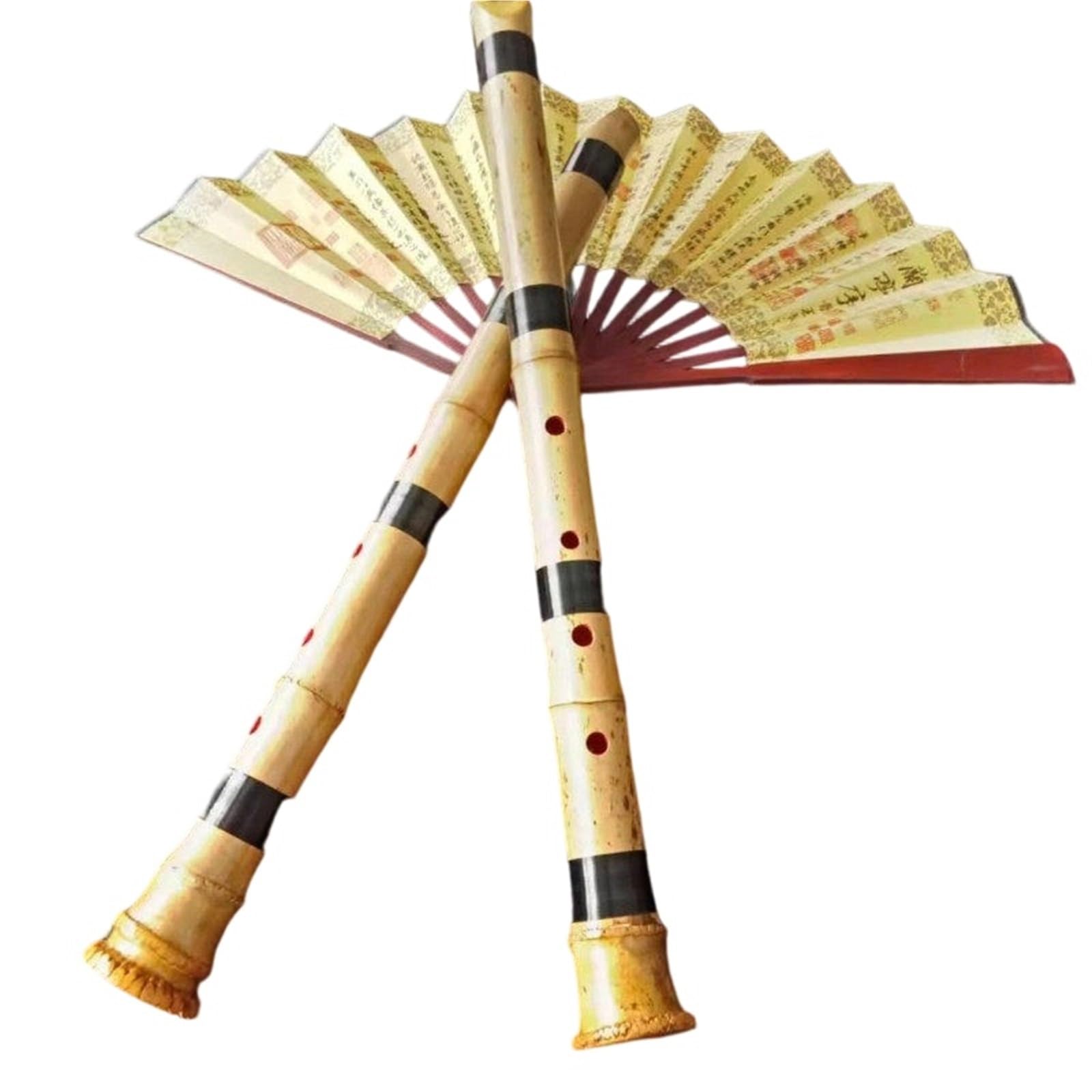 Bambusflöteninstrument Traditionelles Shakuhachi-Musikinstrument Mit Fünf Löchern Robust Und Langlebig(7-hole 1.8-foot tube)